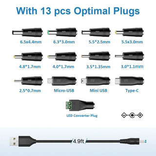 SAKER® DC Adapter Tips