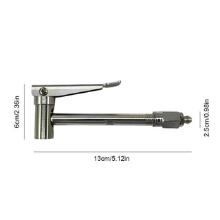 SAKER® Grease Gun Coupler for Narrow Spaces with Gimbal Joint