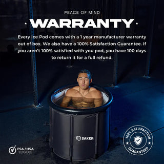 SAKER® Huge 110 Gal Ice Bath Tub for Athletes