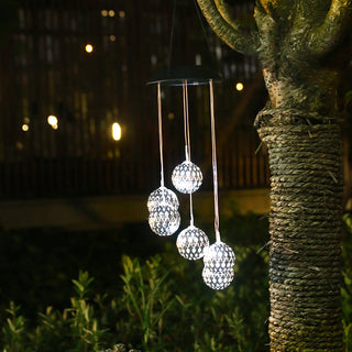 Solar Wind Chime Outdoor Light