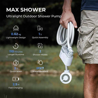 Saker® Ultralight Rechargeable Outdoor Shower Pump