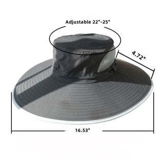 SAKER® Solar Fan Outdoor Fishing Hat