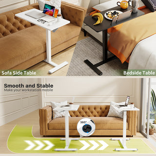 SAKER® Hidden Wheel Pneumatic Height Adjustable Desk