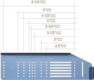 SAKER Cabinet Door & Drawer Hardware Installation Template Kit Include Drill Bit