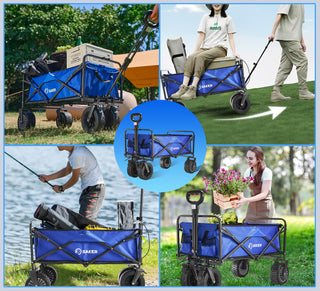 SAKER® Electric Folding Wagon