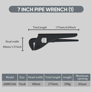 SAKER® Adjustable Pipe Wrench